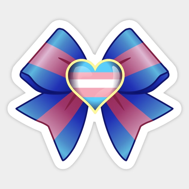 Pride Guardian: Transgender Sticker by LittleWhiteOwl